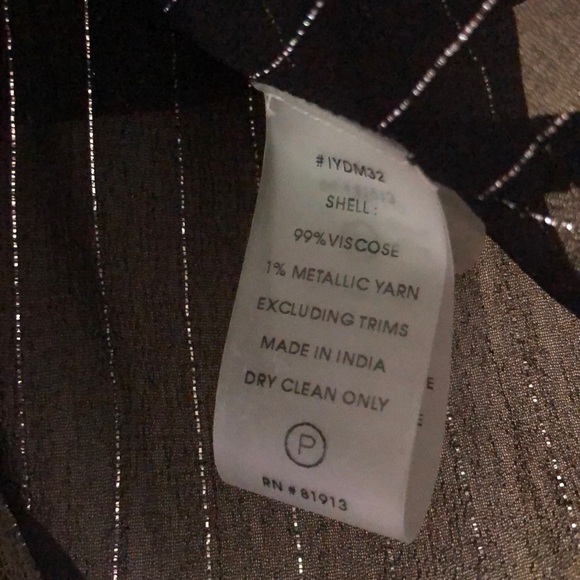 🆕PLENTY by TRACY REESE Striped Blouse, SMALL, NWT - Picture 6 of 6